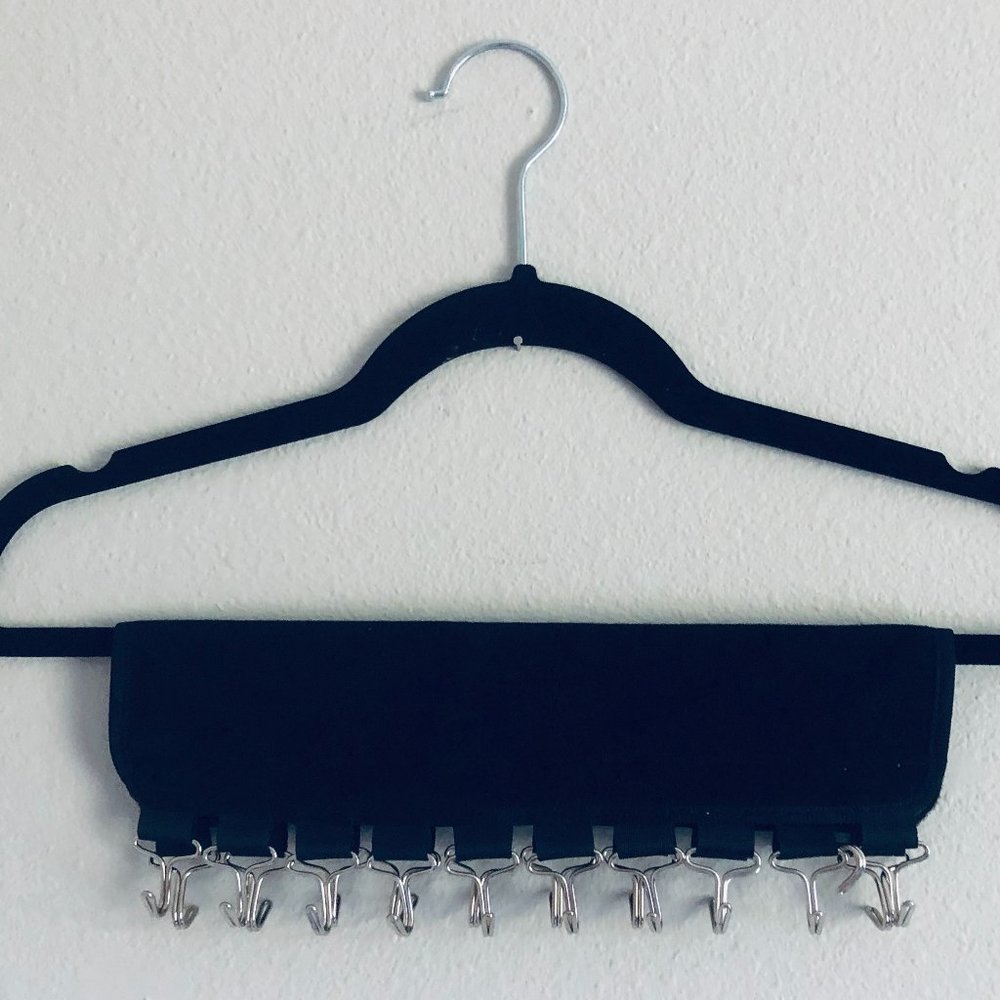 40 Space Saving Fold-Over Hooks, Belts, Ties, Etc.